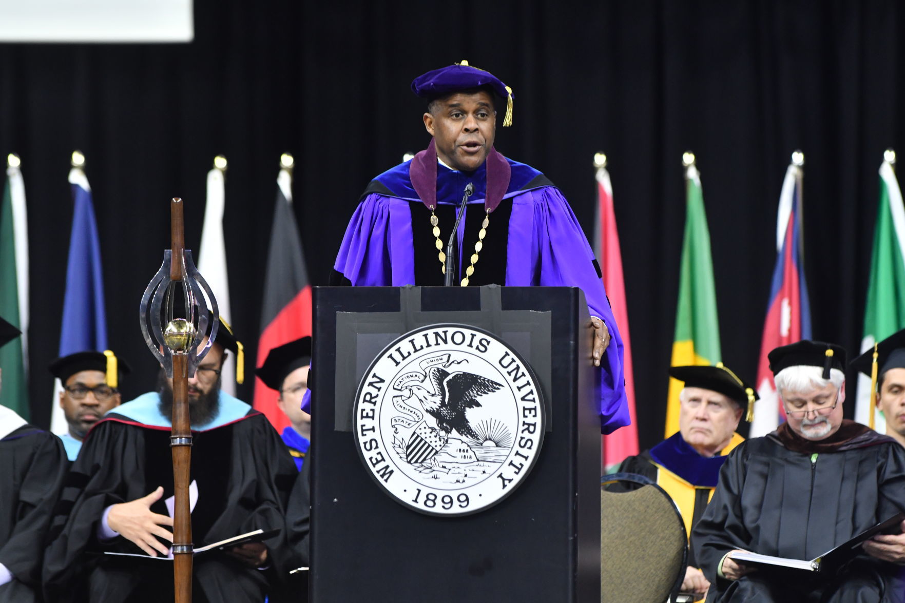 Western Illinois University President Jack Thomas
